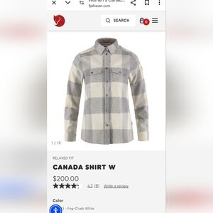 Fjällräven Plaid Jacket Shirt